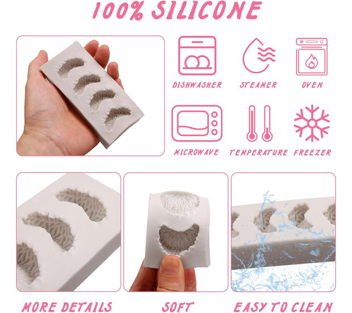 Moldes De Silicona Con 4 Cavidades En Forma De Fruta