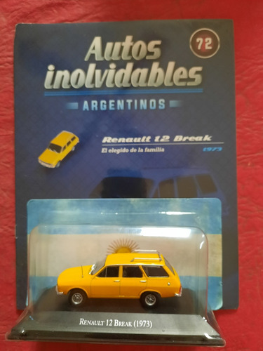 Autos Inolvidables Argentinos N72 Renault 12 Break