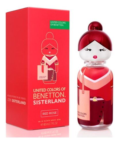 Benetton Sisterland Red Rose Edt 80 Ml