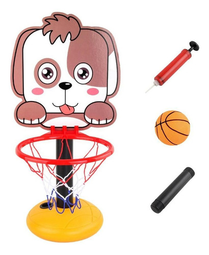 Juego De Soporte De Aro De Baloncesto Para Niños Perro