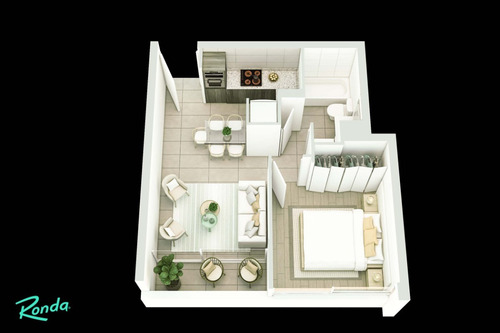 Dpto Nuevo, Estilo Hotelero Para Arrendatarios - 1d 1b