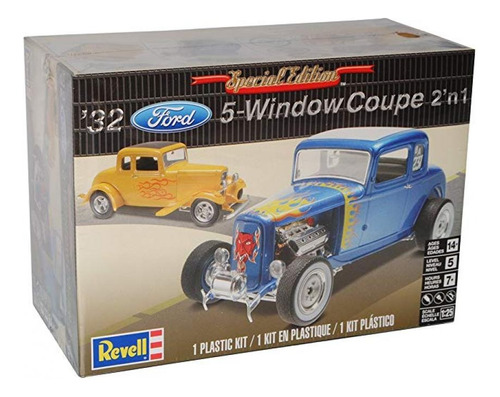 1932 Ford 5 Window Coupe 2n1 By Revell # 14228   1/25
