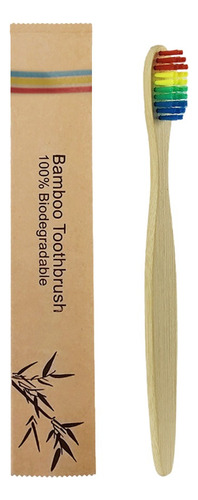 1p Cepillo De Dientes Bambu Biodegradable Ecologico Adulto