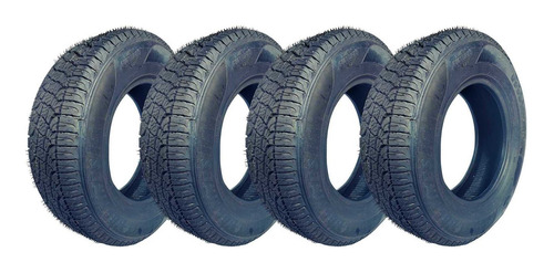 Kit 4 Pneu 235/70/16 Remold Com Borracha Vipal +4 Bicos