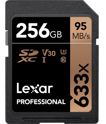 Lexar 256gb Professional 633x Uhs-i Sdxc Memory Card