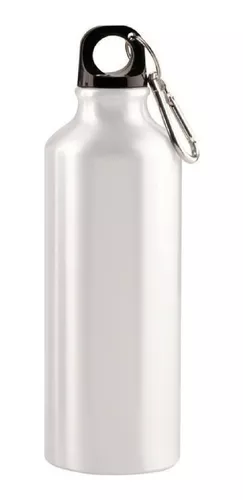 Botella de aluminio 600ml. Deportiva color plata ColorMake - Sublix