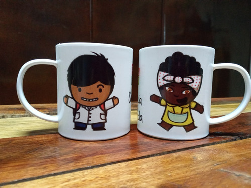 Imagen 2 de 4 de Tazas Irrompibles Zamba O Niña Y Más Personalizadas Nombre