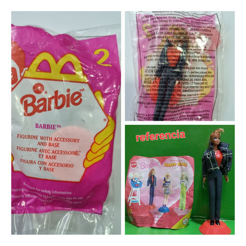 Barbie Con Base Mcdonald's Año 1998 (Usado)