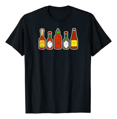 Camiseta Habanero Hot Sauce Foodie Picante Hot Mexican Food,