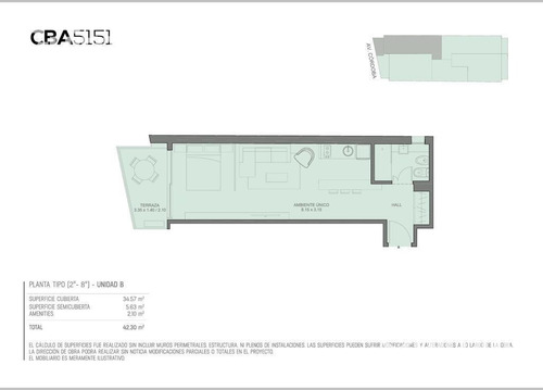 Imagen 21 de 25 de Departamento - Monoambiente- Palermo Soho - A Estrenar
