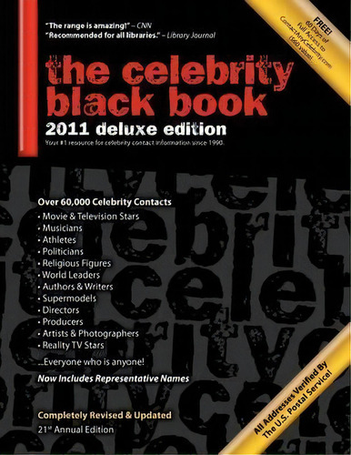The Celebrity Black Book 2011 : Over 60,000+ Accurate Celeb, De Jordan Mcauley. Editorial Celebrity Addresses Online, Div Of J M P En Inglés
