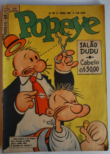 Popeye Nº 98 Ebal Abr 1961