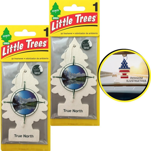 2 Little Trees Aromatizante Cheirinho Carro Diversos Aromas