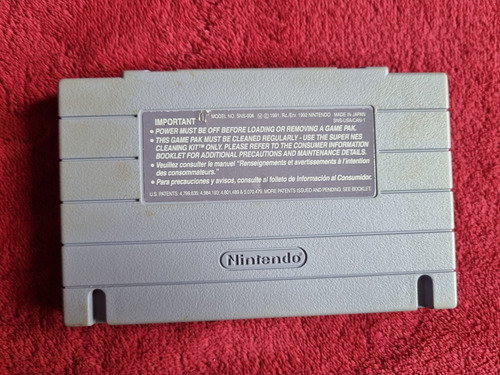 Doble Dragón V Cartucho Original Super Nintendo Snes (Usado)