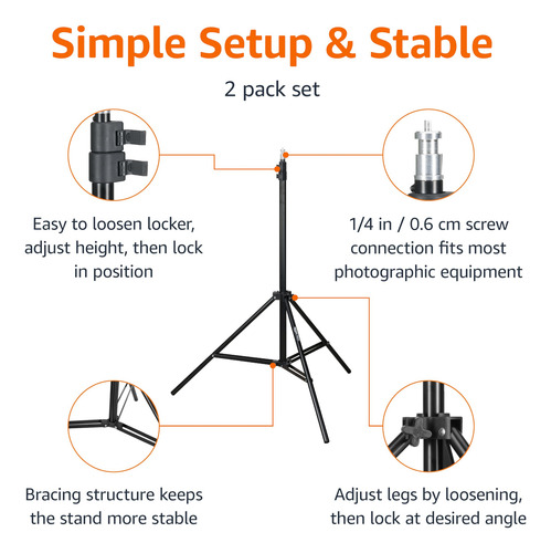 Soporte Para Trípode Fotográfico Amazon Basics, Aluminio, Pa