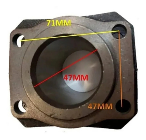 Cilindro Y 3 Juntas Compresor Para Niwa Lusqtoff 2.5hp 50l