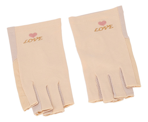 Guantes De Manicura Protección Uv Uv Fibra De Algodón Sin