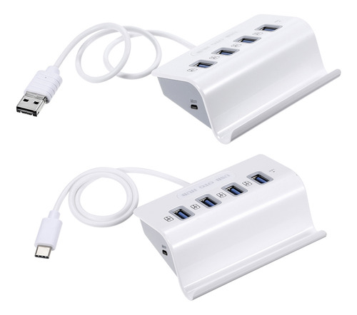 // Hub Usb Otg Con Lector De Tarjetas Y Divisor Usb3.0 Para