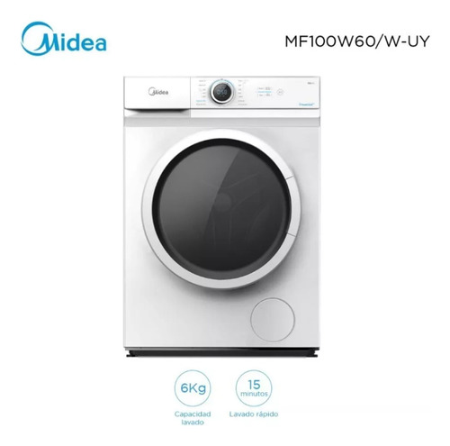 Lavarropas Midea 6kg Mf100w60/w Display Led Luna Kirkor - Sa