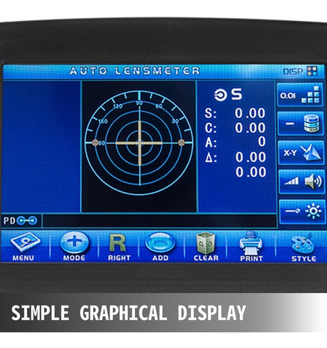 Imagen 9 de 12 de Lensómetro Automático Con Pantalla Táctil Lcd De 7 Con Impr