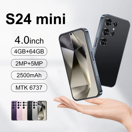 Teléfono Inteligente Android S24 Mini Todo Uno Con 4gb+64gb
