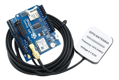 Gps Shield Para Arduino Uno R3 Chip Neo6mv2 + Antena + Lecto