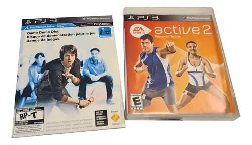 Mandos Ps Move Controller Con Cámara + Active 2 Negro (Usado)