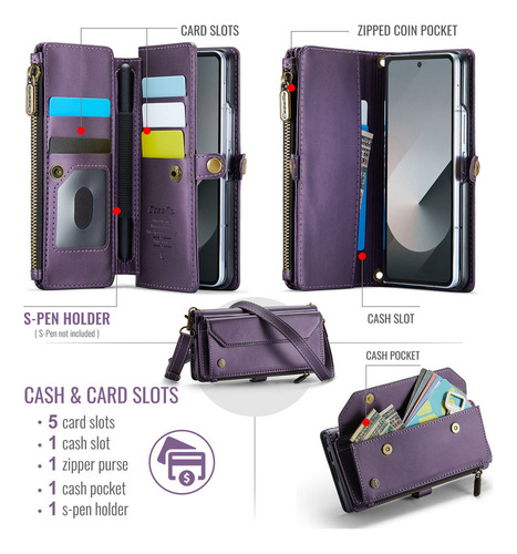 Funda For Samsung Galaxy Z Fold 6, Funda Tipo C