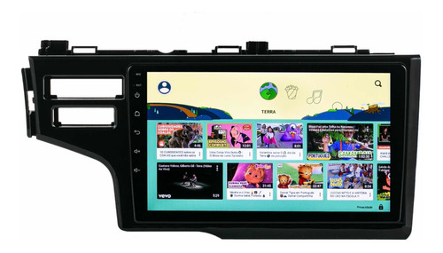 Central Multimidia Honda Fit 2015 Ate 2020 Android 11 9p Cam