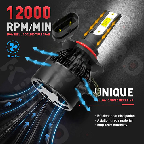 Para Fu Bombilla Led De Luz Alta/baja Para Jeep Grand