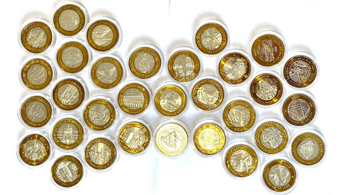 Colección Completa Monedas 100 Pesos Estados 2da Fase Unc