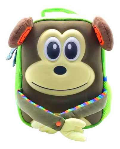 Mochila Infantil Jardin Funny Land Animal C/ Correa