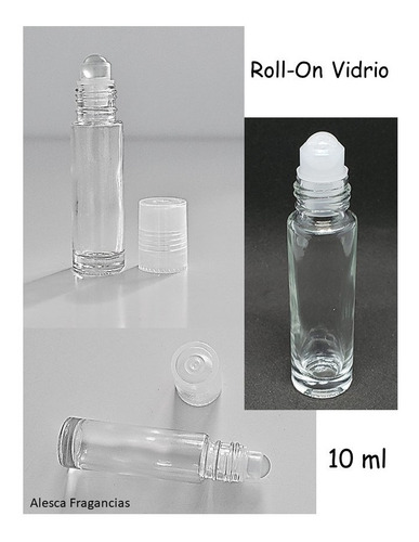 Imagen 4 de 4 de Env. Frasco Botella Vidrio Perfumero Roll-on Dia De La Madre