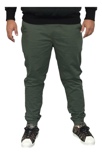 Pantalon Jogger Gabardina Hombre Talles Especiales Y Reales