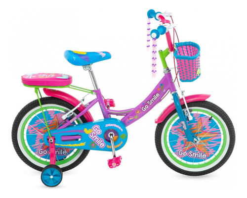Bicicleta Getgo Go Smile 16 Multicolor