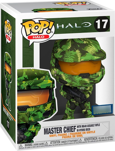 Funko Pop Halo Master Chief With Ma40 Rifle Assault In Hydro