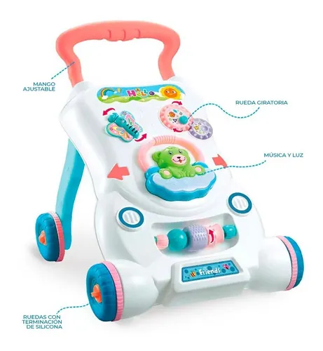Caminador Musical Baby Walker Con Luces - Kidscool