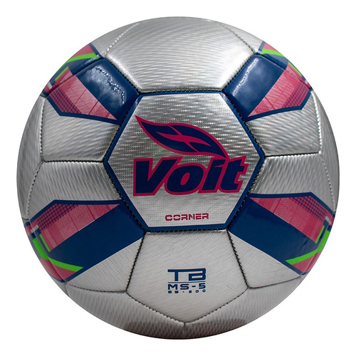 Balón Voit Futbol Corner Unisex Plata