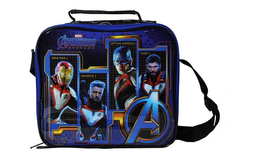 Kit Mochila Vingadores Ultimato 3d Infantil Masculina Escola