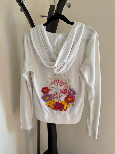 Sudadera Juicy Couture Blanca Talla L (Usado)