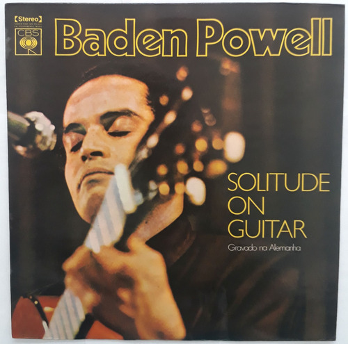 Lp Vinil (vg+) Baden Powell Solitude On Guitar Ed Br 73 Re