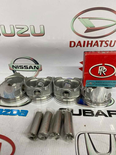 Sub Conjunto Pistones Pernos Aros Nissan Ld28 6 Cil Importad