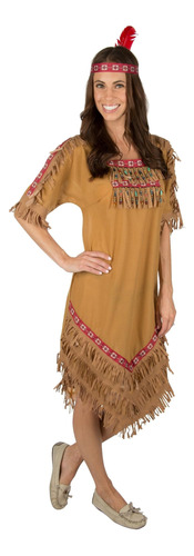 Kidcostumes Disfraz De Mujer India Nativa Americana Con Diad