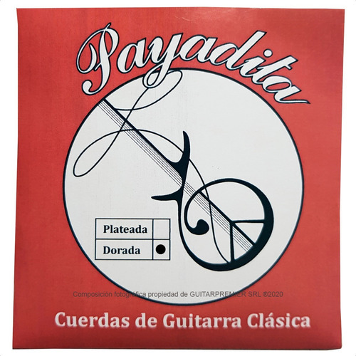 Encordado Guitarra Criolla Clasica Payadita Doradas Carbono