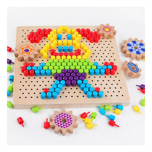 Bake Hongo De Madera Diy Aprendizaje Temprano 3d For Niños Y