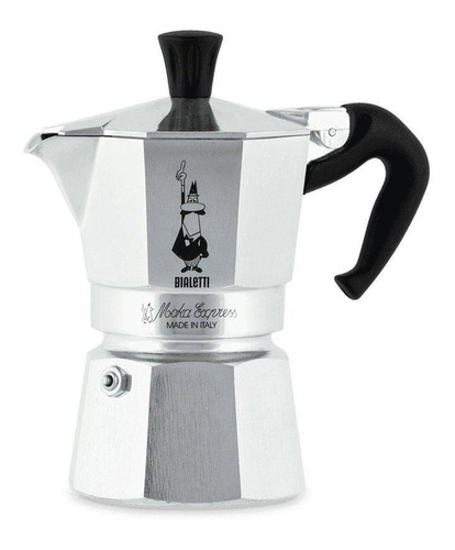 Cafetera Italiana Bialetti Moka Express 3 Tazas Para Cafe 