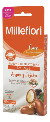 Millefiori Banda Depilatoria Facial Piel Sensible 16 Uds