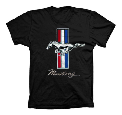 Remera Ford Vintage Mustang Algodon Retro Muscle Car Garage