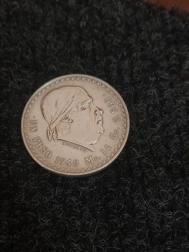 Moneda De $1 Morelos 1948