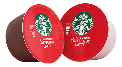 Café Toffee Nut En Cápsula Dolce Gusto Starbucks 12 Pzas